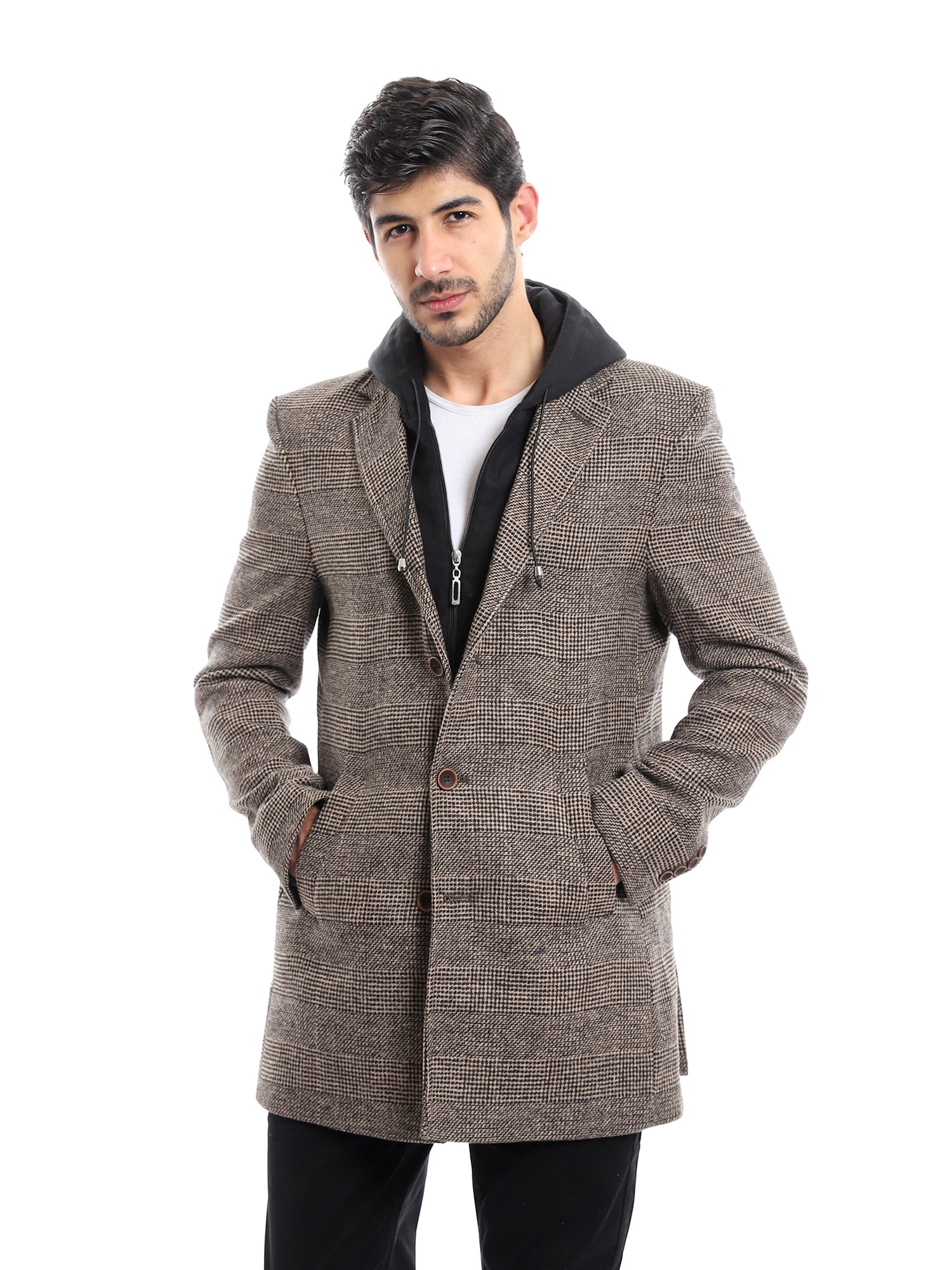 Town Team Coat with hoods and pockets for men