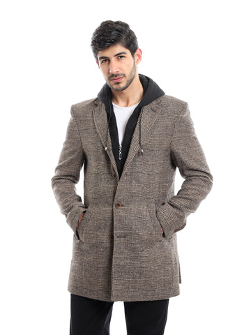 Town Team Coat with hoods and pockets for men