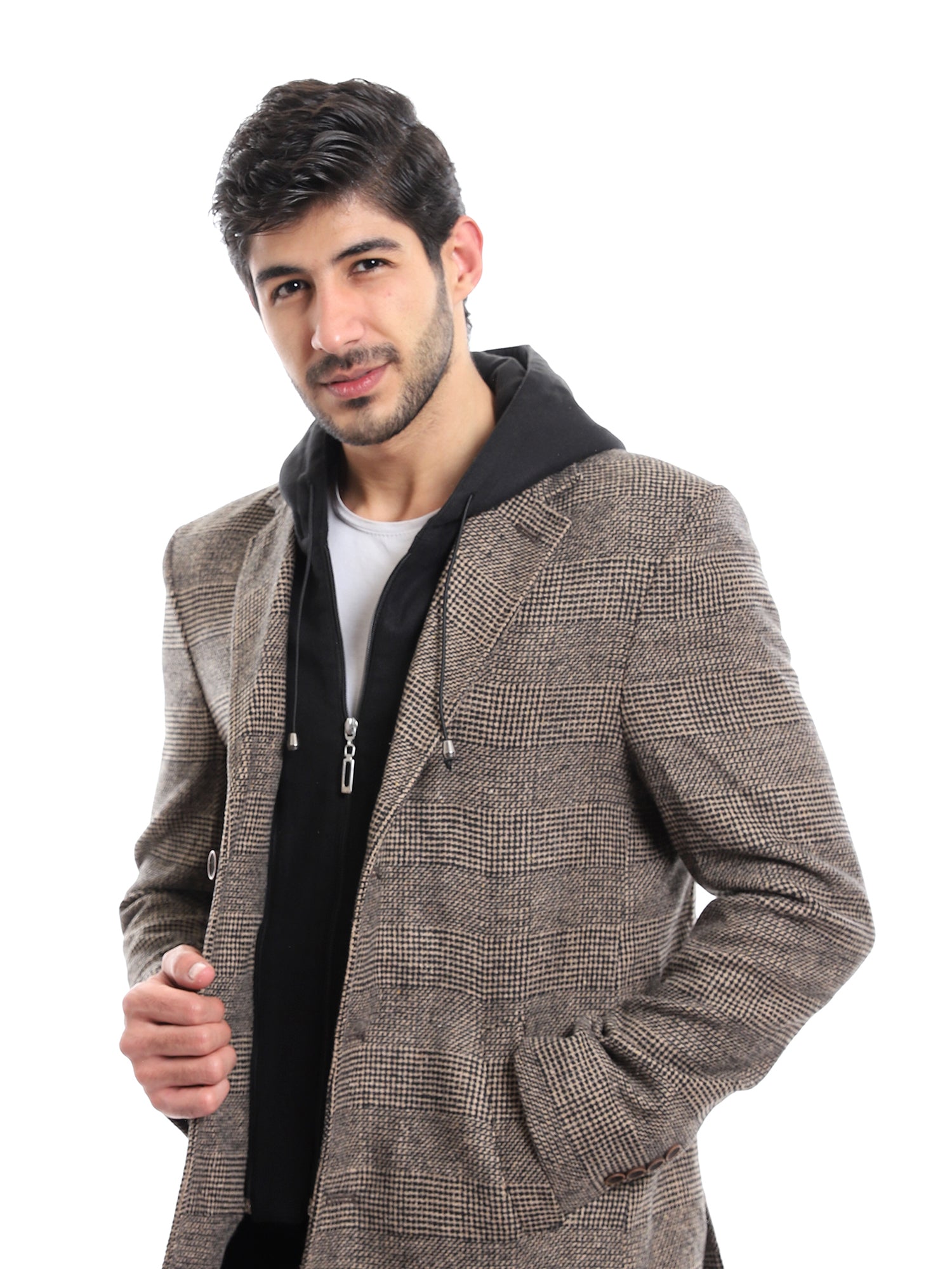 Town Team Coat with hoods and pockets for men