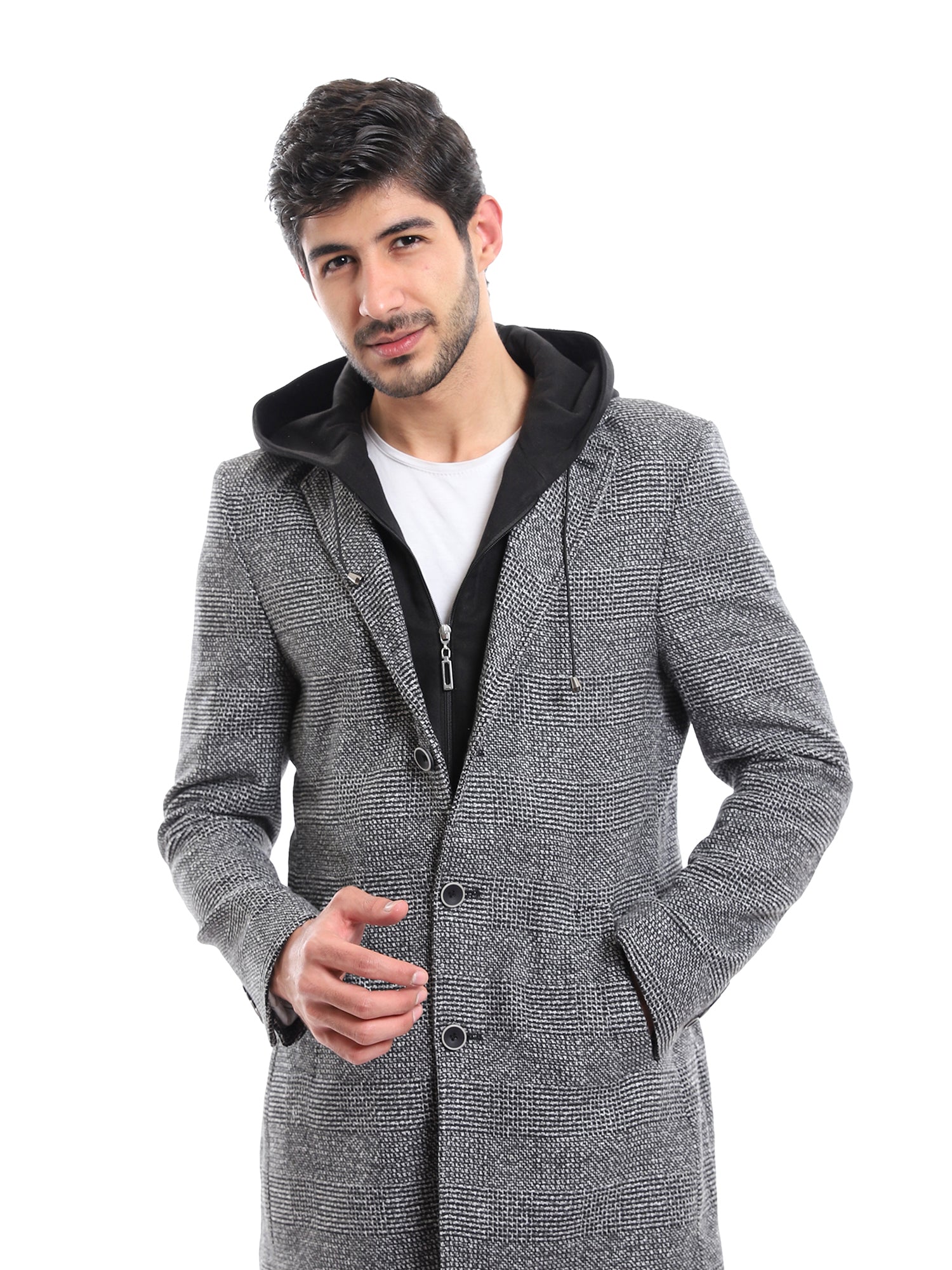 Town Team Coat with hoods and pockets for men
