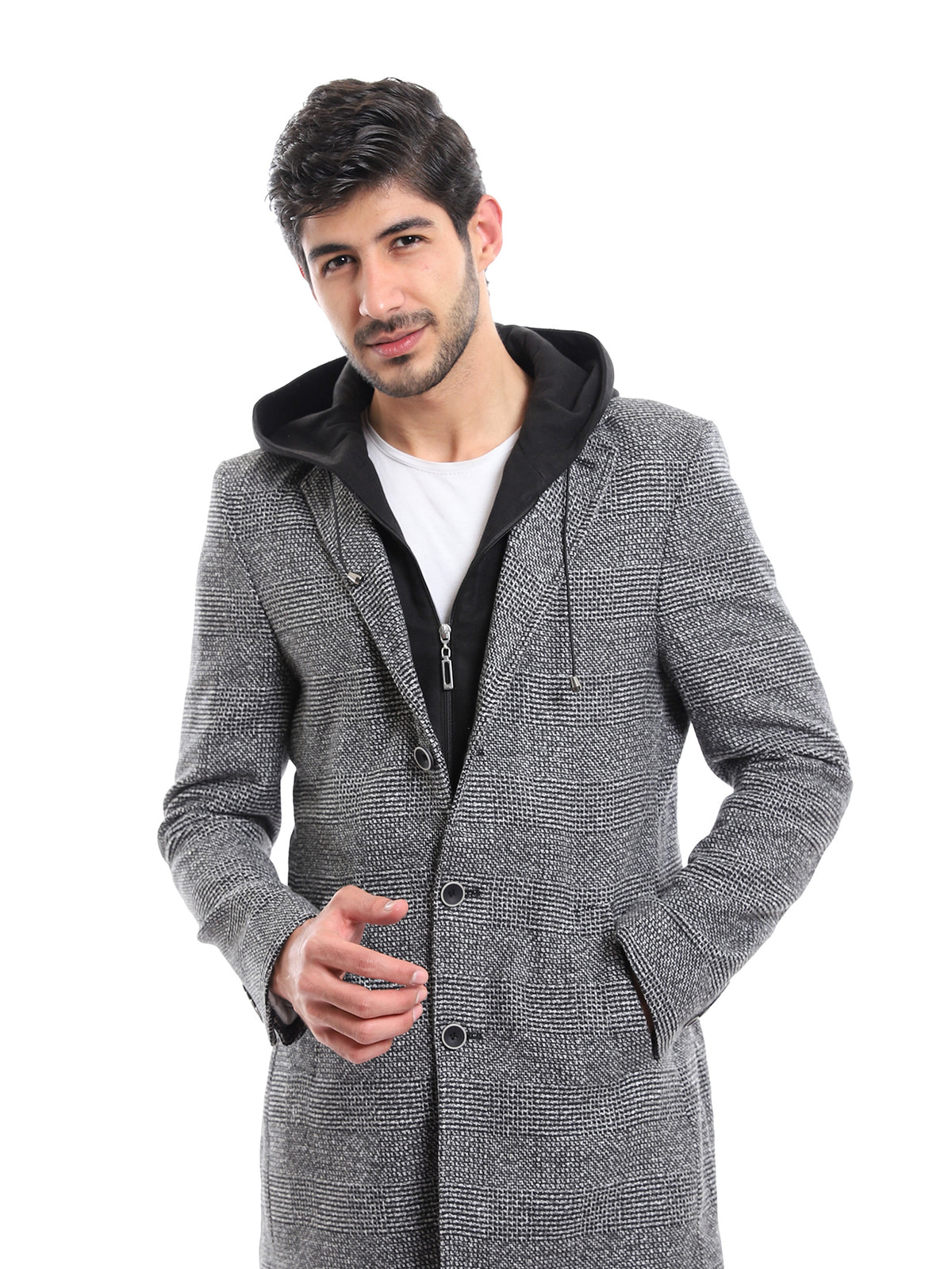 Town Team Coat with hoods and pockets for men