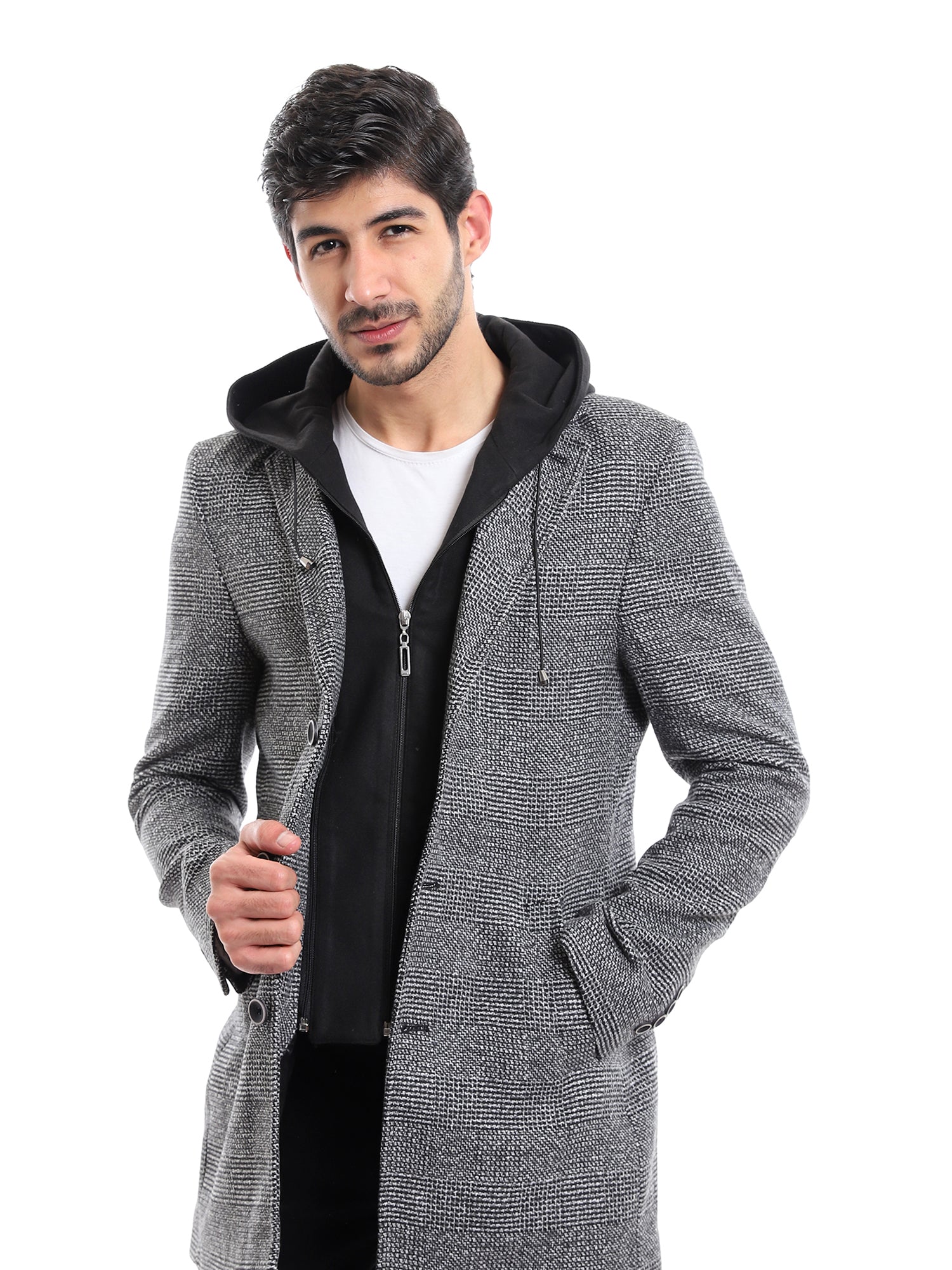 Town Team Coat with hoods and pockets for men